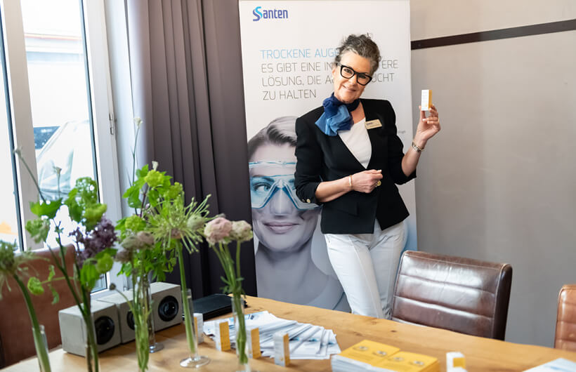 Santen beim dritten Women’s Health Day in Köln