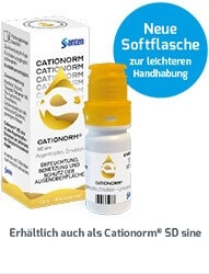 Neue Softflasche Cationorm